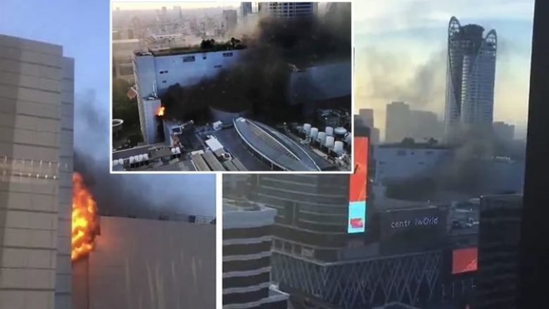 Një qendër tregtare në Bangkok përfshihet nga zjarri, dy të vdekur dhe 16 të lënduar – për të shpëtuar, dikush u hodh nga dritarja (Video)