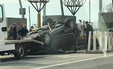 Detaje nga aksidenti në autostradën Tetovë-Gostivar