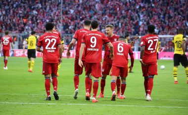 Bayerni shkatërron Dortmundin dhe rrëmben pozitën e parë në Bundesliga