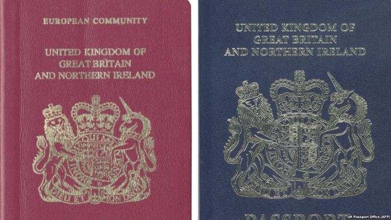 “Bashkimi Evropian” largohet nga pasaportat e Britanisë