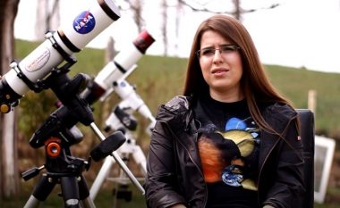 Njihuni me astronomen Pranvera Hyseni, emri i së cilës i është vendosur një asteroidi (Video)