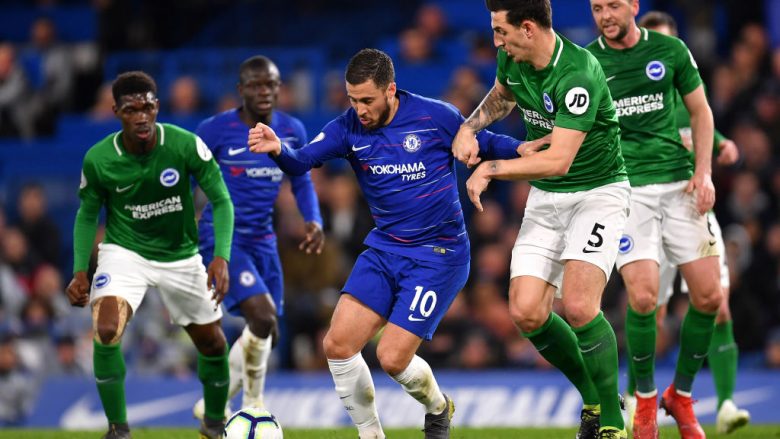 Notat e lojtarëve: Chelsea 3-0 Brighton, Hazard pa konkurrencë