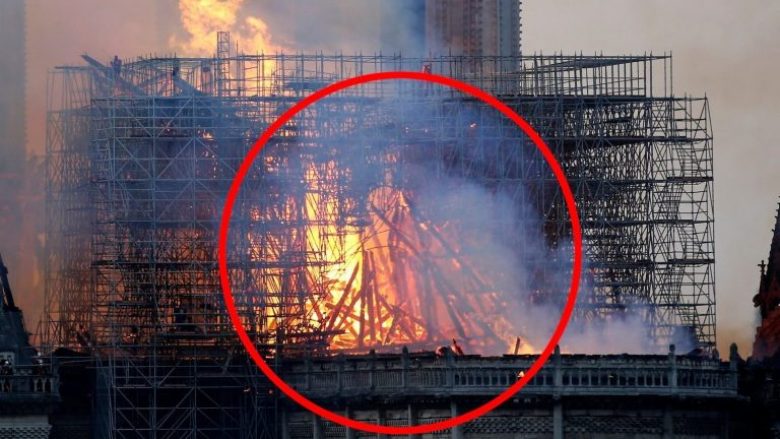 Një nënë pretendon se kishte parë Jezusin në flakët e katedrales së Notre Dame (Foto)