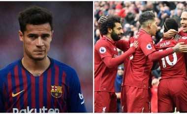 Coutinho insiston se Barça nuk duhet të shqetësohet vetëm për treshen Salah, Mane dhe Firmino