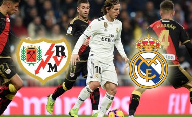 Rayo Vallecano-Real Madrid: Formacionet zyrtare, Courtois në portë