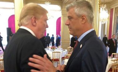 ​Thaçi flet për qasjen e Trump në dialogun me Serbinë