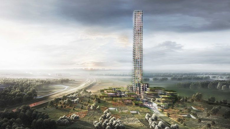 Ndërtesa më e lartë e Evropës Perëndimore do të ndërtohet në një qytet me vetëm 7,000 banorë (Foto)