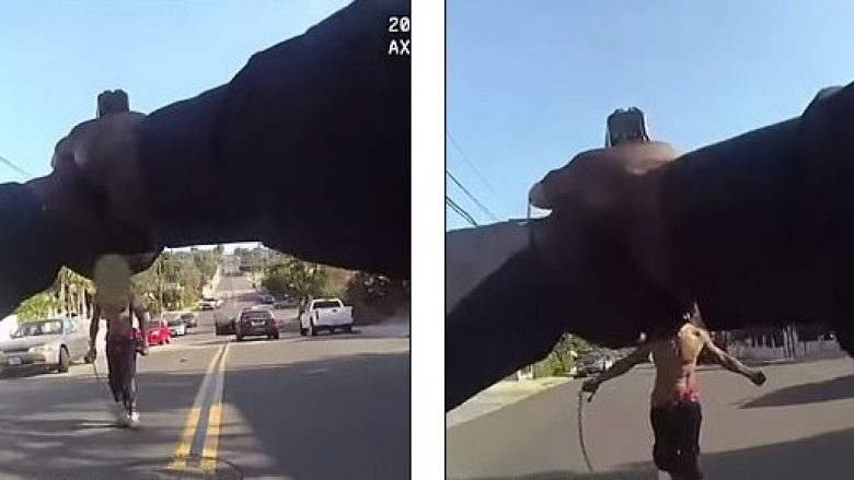 Polici amerikan qëllon për vdekje burrin që i vërsulet, zyrtarët policor pretendojnë se kishte reaguar në vetëmbrojtje (Video, +18)