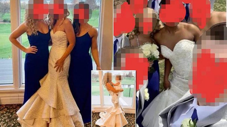 Shkoi në dasmën e të birit e veshur me fustan të bardhë – komentuesit e kritikojnë të ëmën e dhëndrit- fustani i saj kishte ngjashmëri të madhe me të nuses (Foto)