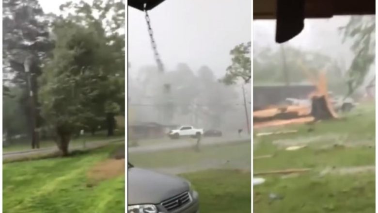 Gjithçka dukej në rregull, pasi afrohet tornadoja – për pak sekonda shkatërrohet e gjithë zona (Video)