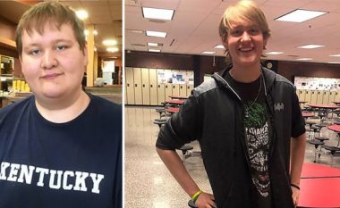 Adoleshenti vuante nga mbipesha, humbi mbi 50 kilogramë pa ushtrime e dieta – rrugën për në shkollë e bëri duke ecur (Video)