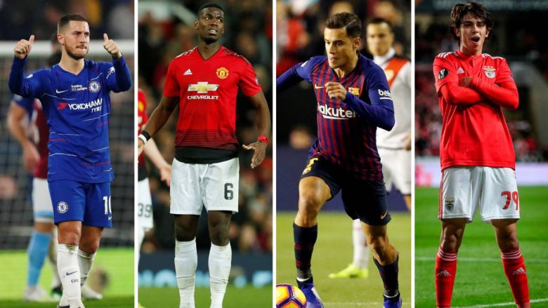 Hazard, Bale, Pogba – këto janë 10 transferimet që mund të kushtojnë mbi 100 milionë euro këtë verë