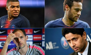 Probleme të mëdha te Paris Saint-Germain – nga Al-Khelaifi te Neymar e Mbappe, secili në udhëkryq