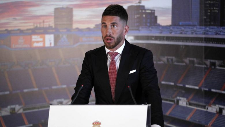 Ramos në konferencë për shtyp: Dua të pensionohem te Real Madridi edhe pse kam ofertë nga Kina, jam sqaruar me presidentin Perez