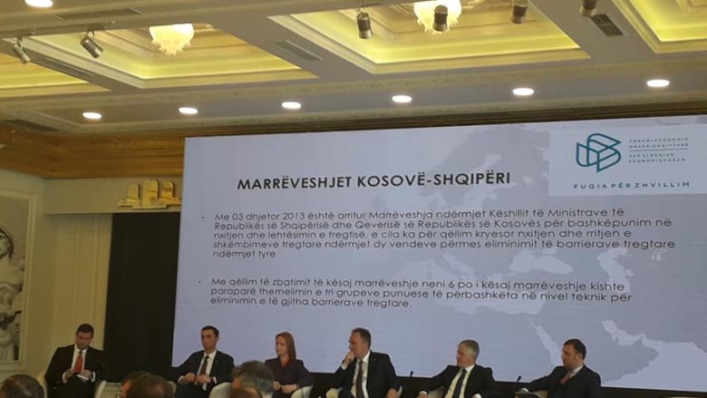 Diskutohen mundësitë dhe sfidat e marrëdhënieve tregtare Kosovë-Shqipëri
