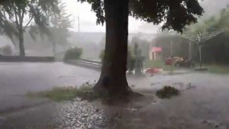 Erërat të forta dhe shiu i rrëmbyeshëm përfshijnë një pjesë të Serbisë, publikohen pamjet (Video)