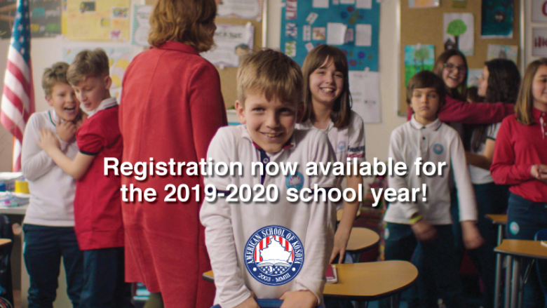 American School of Kosova hap regjistrimin për vitin shkollor 2019-20