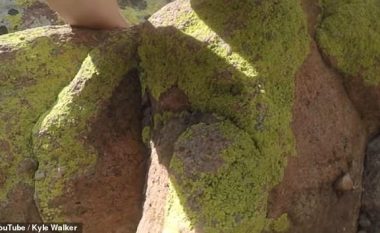 Alpinisti regjistroi momentin dramatik kur rrëshqiti nga shkëmbi i lartë afro 20 metra (Video)