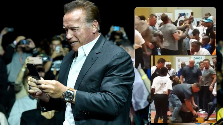 Publikohen pamje të reja nga momenti i sulmit ndaj Arnold Schwarzenegger