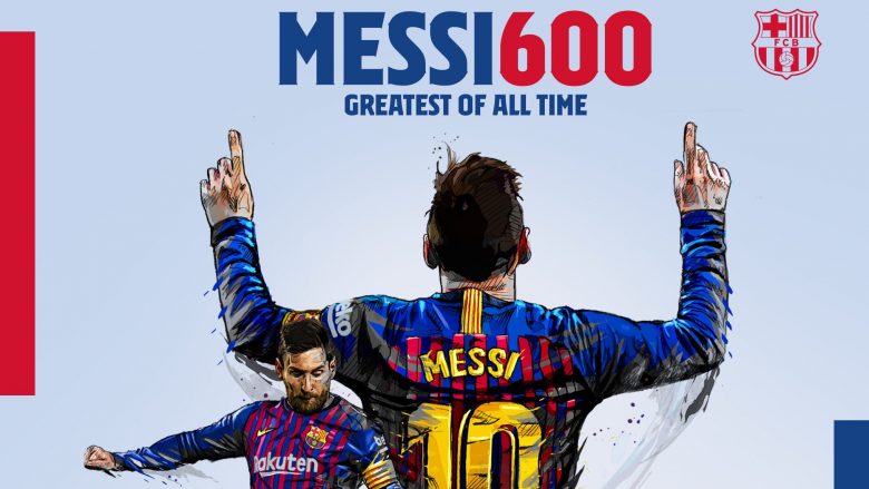 Messi magjik 600 gola me Barcelonën