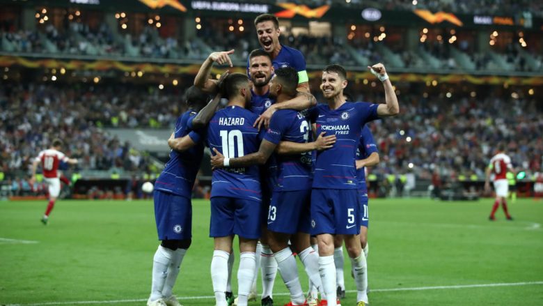 Chelsea ‘shkatërron’ Arsenalin, fiton trofeun e Ligës së Evropës