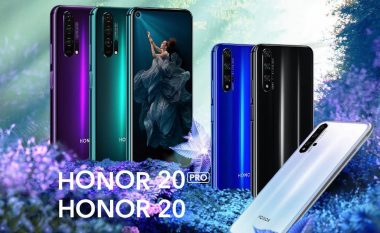 Honor lansoi serinë e re të telefonave, Honor 20 (FOTO)