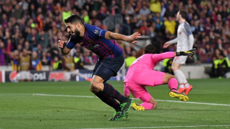 Suarez i shënon Liverpoolit në Camp Nou, nuk mungoi festa ndaj ish-skuadrës