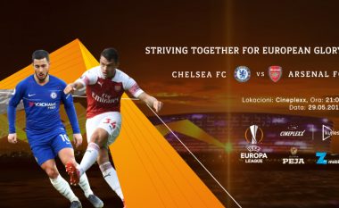 Finalja e Europa League përjetohet në formë unikale në Cineplexx – mundësuar nga Kujtesa!