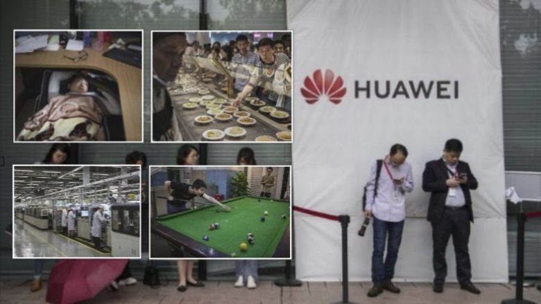 Brenda gjigantit Huawei, firmës me të ardhura vjetore 100 miliardë dollarë – aty ku punëtorët flenë nën tryezat e punës (Foto)