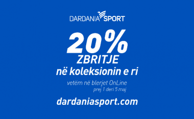 Dardania Sport tani edhe në platformën online, kliko dhe fito 20% zbritje
