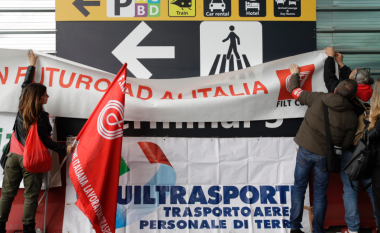 Greva e personelit ajror anulon qindra fluturime në Itali