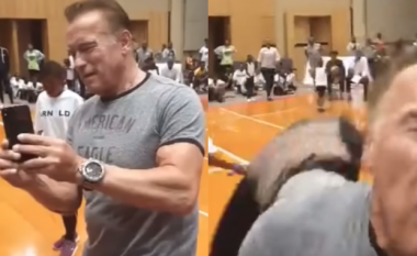 Arnold Schwarzenegger shkelmohet ndërsa ishte në një lidhje direkte
