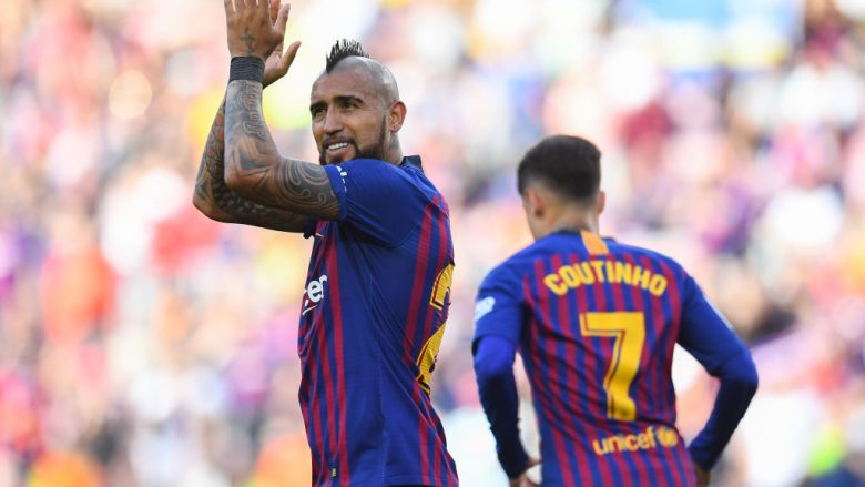 Notat e lojtarëve: Barcelona 2-0 Getafe, Vidal ishte ylli i ndeshjes