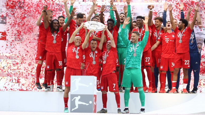 Bayerni fiton garën e ashpër me Dortmundin, shpallet kampion në Bundesliga