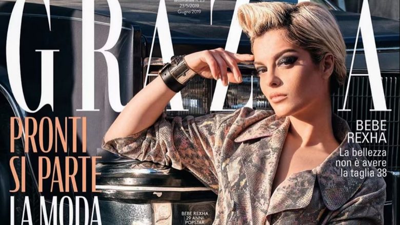 Bebe Rexha shkëlqen në kopertinën e revistës së famshme italiane, “Grazia”