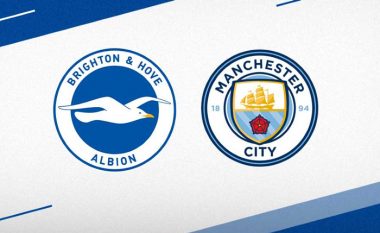 Formacionet zyrtare: City e kërkon titullin në ndeshjen ndaj Brightonit