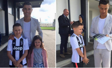 Ronaldo i realizon ëndrrën 10-vjeçarit që vuan nga tumori në tru