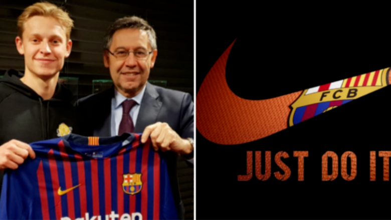 De Jong del kundër kompanisë Nike në lidhje me emrin në fanellë