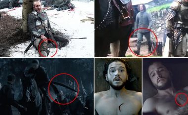 Një kabllo lap-topi, xhinse moderne e shpata gome, shikuesit symbrehtë vazhdojn të vërejnë gabime amatoreske në “Game of Thrones”