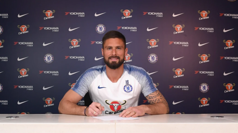 Zyrtare: Giroud nënshkruan kontratën e re me Chelsean