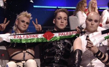Përfaqësuesit e Islandës dolën në mbështetje të palestinezëve në Tel Aviv