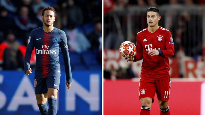 James Rodriguez mund të ndikojë që Neymar të transferohet te Real Madrid