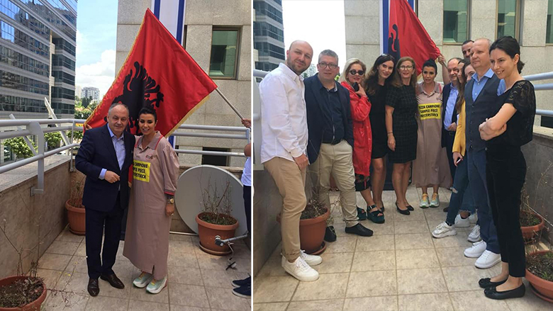 Ambasada Shqiptare në Izrael mirëpret Jonida Maliqin para interpretimit në gjysmëfinalen e “Eurovision 2019”