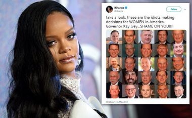 Rihanna i quan “idiotë” senatorët shtetërorë të Alabamas që votuan për projektligjin, që e shpall abortin krim