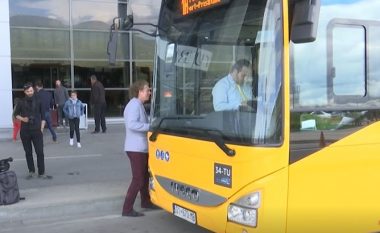 Linja e re e autobusit Prishtinë-Aeroport, mërgimtarët të kënaqur (Video)