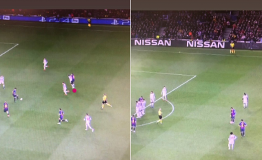 Messi përdori 'dredhi' tek goli nga goditja e dënimit, afroi topin disa metra dhe e zhvendosi atë më në qendër