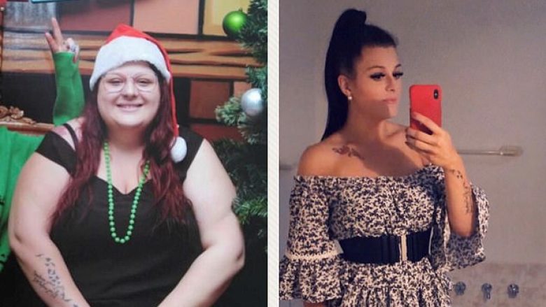 Ndryshimi filloi që në ditën kur shkoi në një park: 27-vjeçarja arriti të kthehej në superformë, duke humbur 95 kilogramë (Foto)