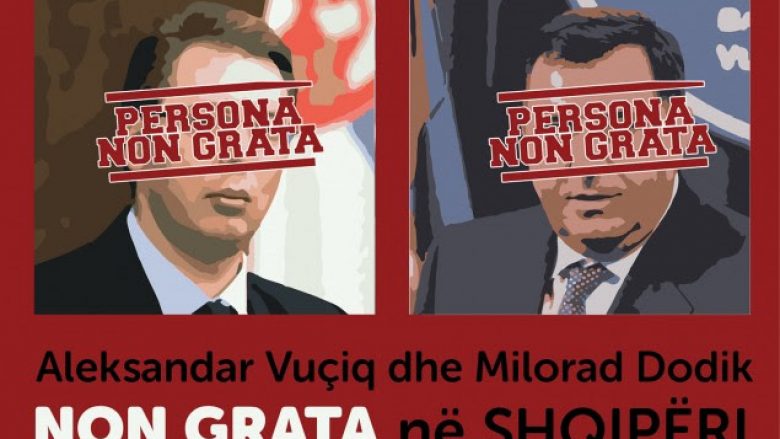 Vetëvendosje proteston me 8 maj në Tiranë kundër Vuçiqit dhe Milorad Dodikut