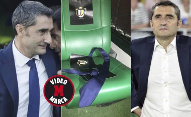 Valverden e tronditi humbja në finalen e Copa del Rey, e harroi edhe kravatën në bankë