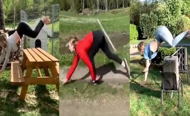 Gruaja norvegjeze lë pa fjalë të gjithë – e pabesueshme si është në gjendje të vrapojë dhe të kërcejë si një kalë (Video)